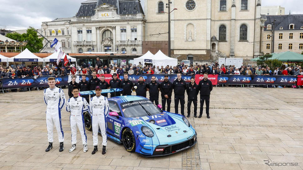 ブラッド・ピット主演『F1 ザ・ムービー』仕様のポルシェがルマン24時間を走った