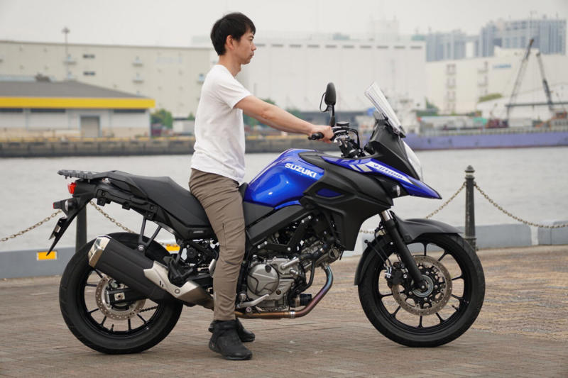 編集部・岩井とVストローム650
