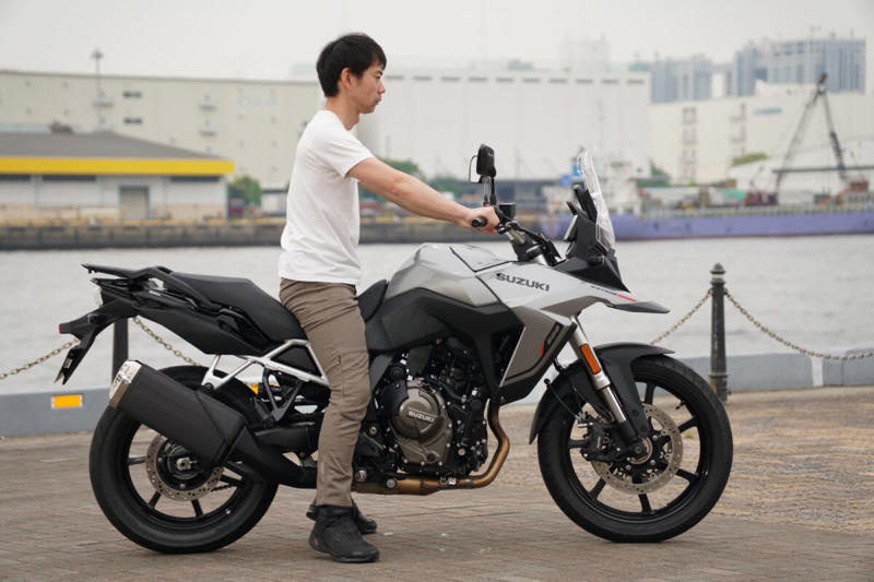 編集部・岩井とVストローム800