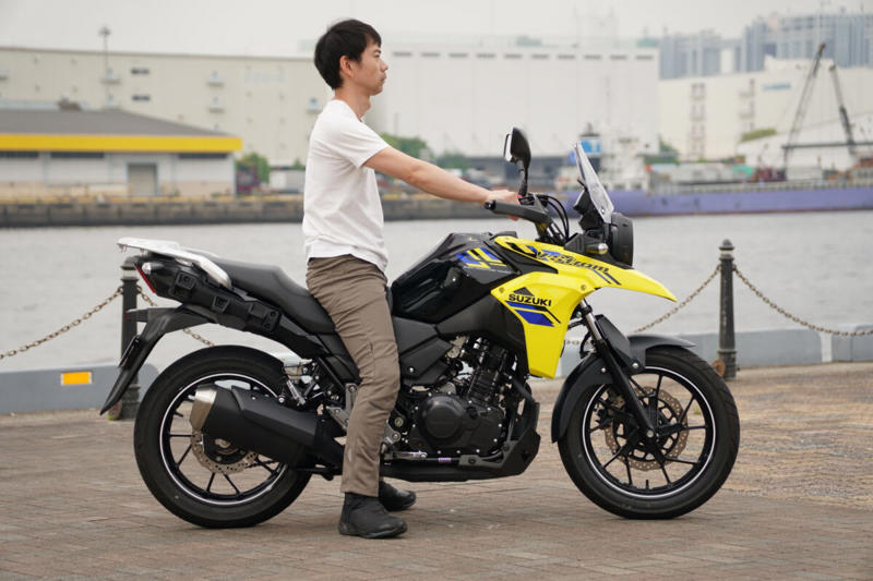 編集部・岩井とVストローム250