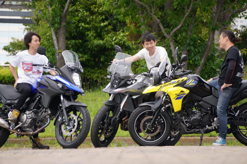 Vストローム250/650/800の試乗