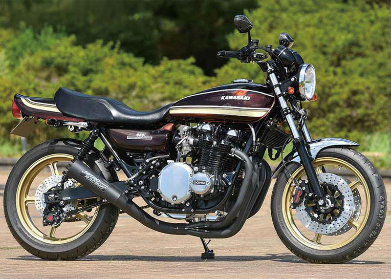 ACサンクチュアリー Z1（カワサキ Z1）18インチコンプリート車両に加わる効果的な熱対策【Heritage&Legends】