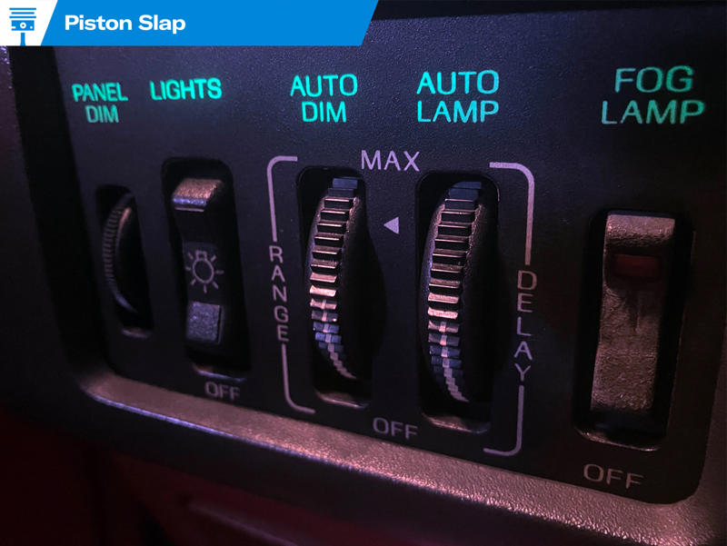 Piston Slap: A Smarter Way To Turn On Headlights?