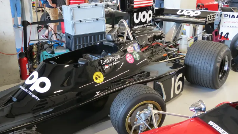 トム・プライスはDN3のステアリングを握り、アグレッシブさとスピードで素晴らしい才能を見せた。