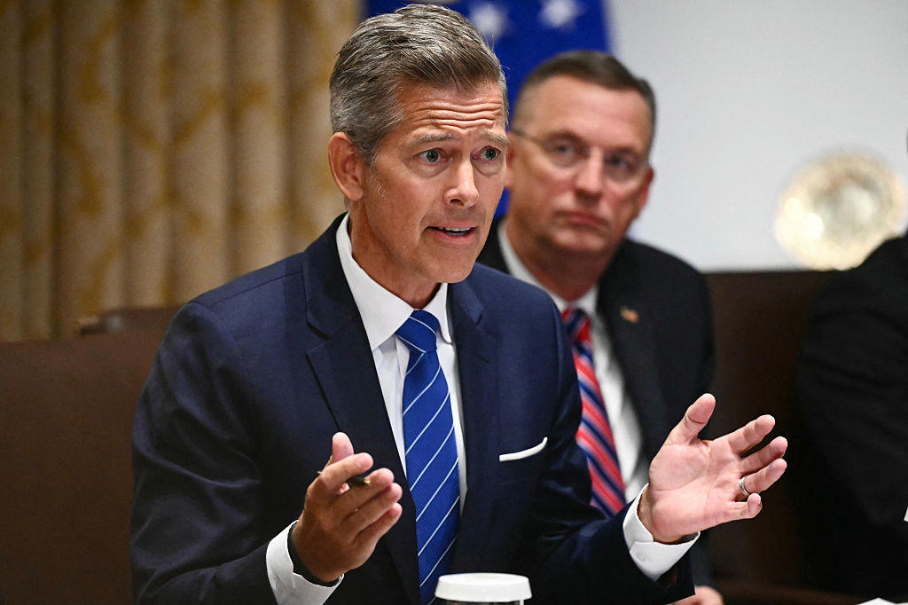 Secretary Sean Duffy speaks during cabinet meeting