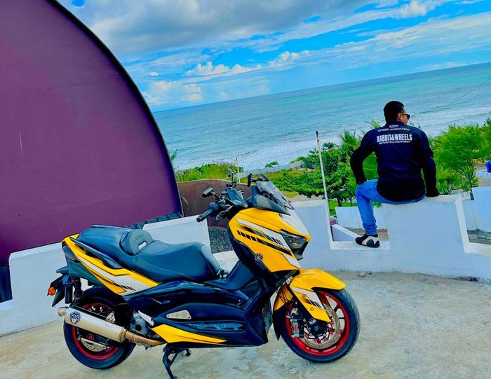 yamaha nmax, Naringgul, Journalist Max Community (JMC), yamaha indonenesia motor manufacturing (YIMM), satu dekade NMAX, Rayakan 1 Dekade NMAX, Journalist Max Community Eksplorasi Jalur Naringgul