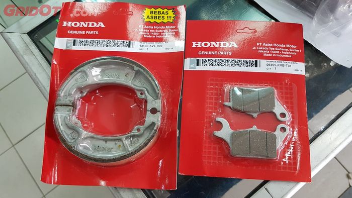 motor matic, honda beat, rem belakang, kampas rem belakang, ciri kampas rem habis, ciri kampas rem belakang motor matic habis, ciri kampas rem belakang habis, Ini Gejala Kampas Rem Belakang Motor Matic Honda BeAT Mulai Habis