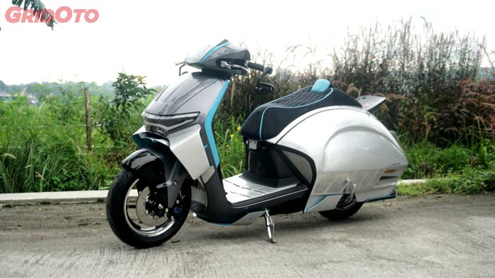 modifikasi, motor listrik, honda dream ride project, Honda CUV e:, hdrp 2024, kontes modifikasi honda, Honda CUV e: Berubah Total Digarap Builder HDRP, Bodi Belakang Semok Bak Model Suntik Silikon