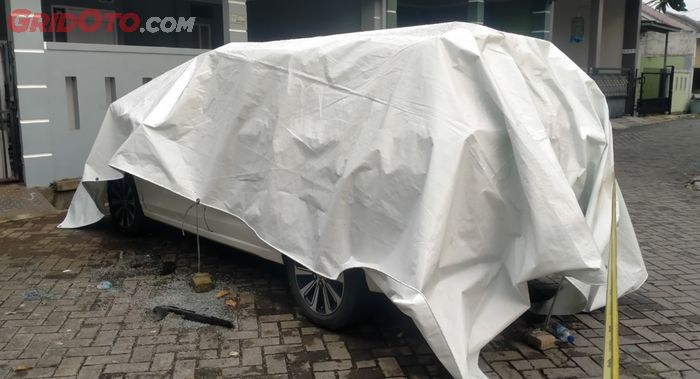 kepolisian, garis polisi, toyota avanza, pondok aren, avanza terbakar, toyota avanza terbakar, Kondisi Terkini Toyota Avanza Terbakar di Pondok Aren Tangerang