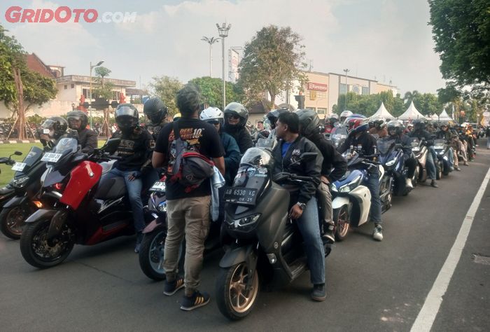 Maxi Day, NMAX Turbo, y-shift nmax turbo, Y-SHIFT, maxi day 2025, Y-Shift NMAX Turbo Unjuk Gigi, Gini Rasanya Pas Dipakai Touring Ratusan KM ke Kick Off MAXI Day 2025