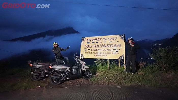 Yamaha gear ultima 125 hybrid, Mesin Irit Yamaha Gear Ultima 125 Sanggup Nanjak di TOL Khayangan via Krakalan?