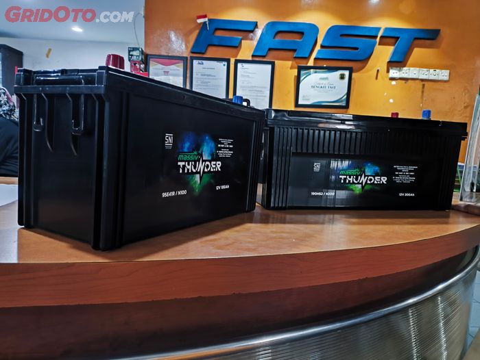 aki truk, aki massiv, massiv thunder, Massiv, Aki Massiv Thunder Maintenance Free Big Type, Massiv Batteries Luncurkan Aki MF Untuk Kendaraan Komersial, Ini Kelebihannya