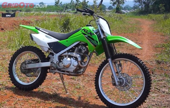 kawasaki klx, Kawasaki KLX140R L, Test Ride Kawasaki KLX140R F di Trek Off Road, Versi Terondol KLX150