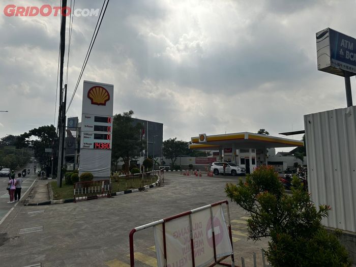 SPBU, bekasi, shell, bensin, habis, agustus 2025, Waduh, Stok Bensin Shell di Bekasi Kosong, Cuma Ada Ini Doang