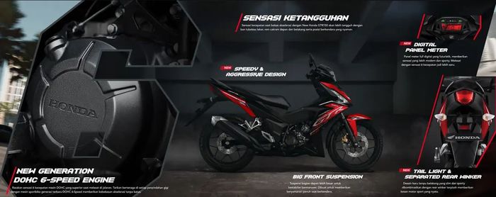 harga, motor baru, honda supra gtr 150, bebek super, Siapa Tahu Masih Minat Motor Bebek Super Honda Supra GTR 150, Segini Harga Barunya