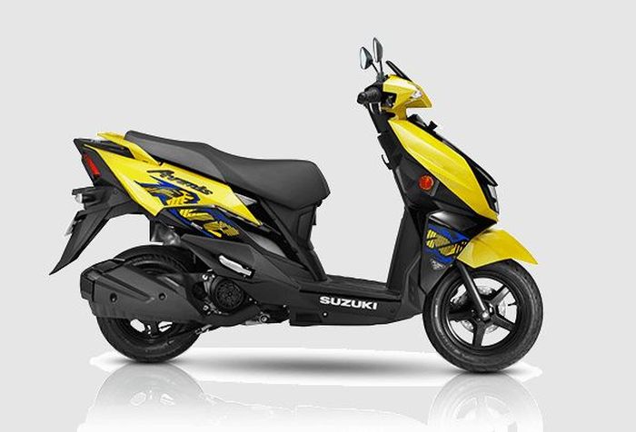 motor matic, motor baru, suzuk, motor matic suzuki, Suzuki Avenis 125, Motor Matic Suzuki Ini Tampil Lebih Segar, Pakai Striping Mirip Livery Balap Legendaris