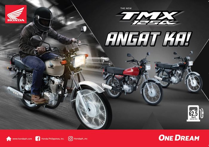 filipina, honda, motor baru, honda gl 100, Honda TMX 125 Alpha, Harga Setara Rp 16 Jutaan, Honda GL 100 Reborn Ini Iritnya Tembus 62,5 KM/Liter