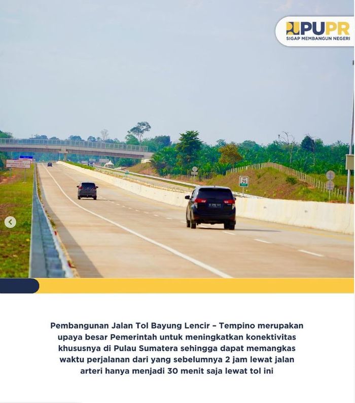 jalan tol baru, Tol Pertama Jambi, Tol Jambi, Tol Bayung Lencir-Tempino, Tol Jambi-Sumsel, Bandung Bondowoso, Jalan Tol Sepanjang 15,47 Km Ini Selesai Dalam Waktu Betul-betul Singkat