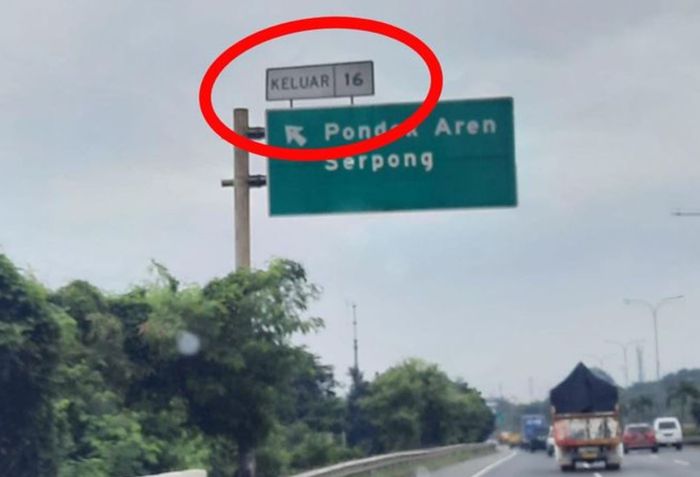 jalan tol, ruas tol, papan penunjuk jalan tol, Tak Banyak yang Tahu, Ini Arti Angka yang Terpasang di Atas Papan Penunjuk Jalan Tol