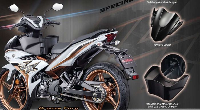 mx king, yamaha mx king 150, special edition, mx king malaysia, yamaha yz15r, Kembaran Yamaha MX King 150 Muncul Versi Special Edition di Malaysia, Ada Tambahan Fitur