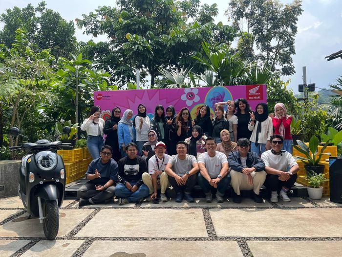 Bandung, honda scoopy, lady biker, komunitas honda, pt daya adicipta motora (dam), Scoopy Velocreativity, Semarak Scoopy Velocreativity di Bandung, Lady Bikers Diajak Berkegiatan Positif