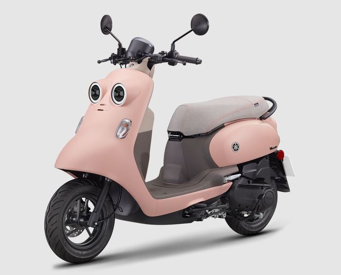 taiwan, yamaha, retro, motor matic, Yamaha Vinoora, Motor Matic Baru Yamaha Mirip Minion Ini Tampil Retro, Sekali Full Bisa Jalan 230 Km