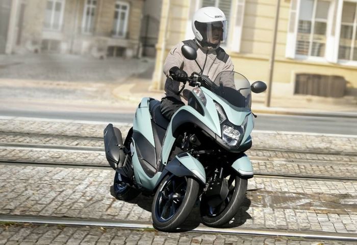 Lexi, Yamaha Lexi 125, Yamaha Tricity, Yamaha Tricity 125, Yamaha Lexi 125 Punya Kembaran Unik, Wajah dan Roda Depan Bikin Pangling