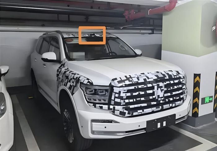 sensor Lidar, Tank 500, GWM Tank 500, GWM Tank 500 Facelift, Sempat Dipakai Presiden Prabowo, GWM Tank 500 Facelift Berkamuflase Tepergok Uji Jalan