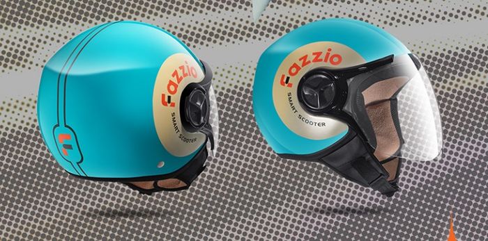 helm retro, helm klasik, Helm Retro Murah, Yamaha Fazzio, helm fazzio, Helm Ini Dibikin Jadi Jodohnya Yamaha Fazzio, Usung Desain Retro Harga Tak Sampai Rp 300 Ribu