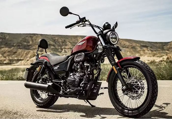 motor kustom, harley-davidson, flat tracker, cruiser, Macbor Rockster 125, Bermesin Kecil, Cruiser Macho Ini Bisa Dikira Moge, Sanggup Jalan 642 KM Sekali Fulltank