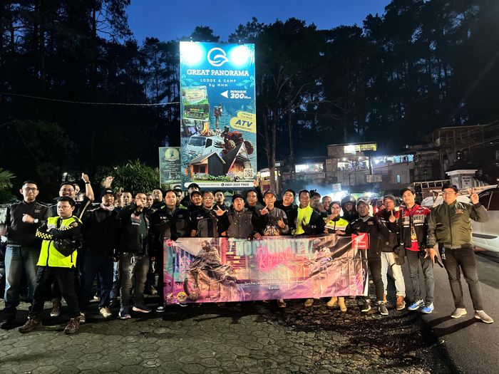 hpci, pt daya adicipta motora, honda pcx club indonesia, Nocturnity Riding Bandung, Malam-malam Seru, HPCI Korwil Jabar dan DAM Sukses Gelar Nocturnity Riding di Bandung