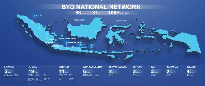 BYD Indonesia, Dealer BYD, dealer resmi byd, BYD Indonesia Sedang Mode Ngebut, Target Bikin Dealer Resmi Sebanyak Ini