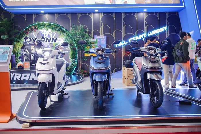 Indomobil eMotor Tyranno, PRJ 2025, Indomobil eMotor, Indomobil eMotor Adora, Motor Listrik Indomobil, Indomobil eMotor Panen Ribuan SPK di PRJ 2025, Serah Terima Unit Mulai Bulan Berikut Ini