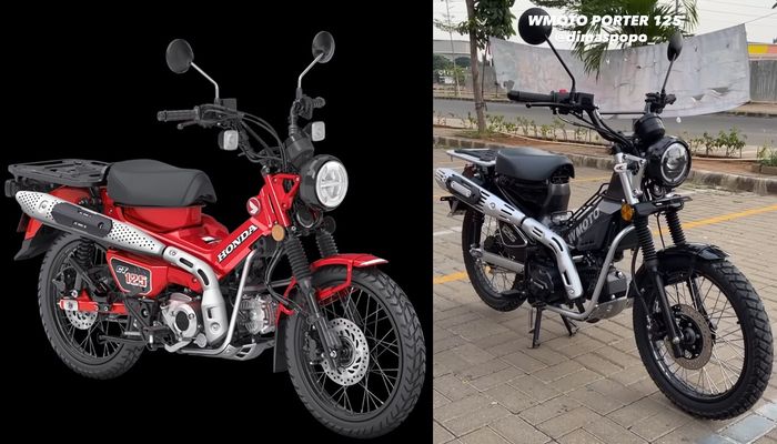 motor baru, bebek trail, Honda CT125, CT125, porter 125, wmoto porter 125, Mirip Honda CT125 Harga Rp 20 Jutaan, Intip Spek Motor Baru Wmoto Porter 125