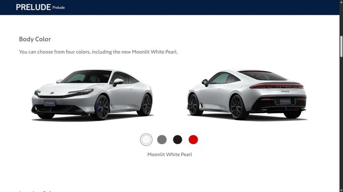 jepang, mobil baru, honda, pilihan warna, honda prelude, Tampil di GIIAS Sebelum Rilis, Cek Nih Pilihan Warna Honda Prelude