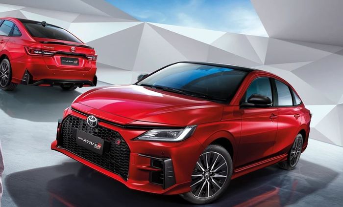 thailand, gr sport, Toyota Vios Hybrid, Toyota Yaris Ativ HEV, Iritnya Tembus 29 Km/Liter, Toyota Vios Hybrid Meluncur, Punya Trim GR Sport