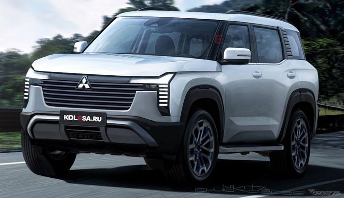 jepang, mitsubishi, mitsubishi pajero sport, renderan, Mitsubishi Destinator, Bertampang ala Destinator, Ini Renderan Mitsubishi Pajero Sport Generasi Terbaru