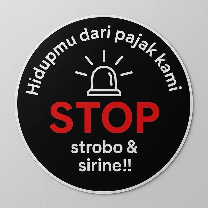 sirine, strobo, Aksi stop strobo, Stop strobo, Kamselindo, KAMSELINDO Soal Stop Strobo, Jangan Dibangun dari Sentimen Negatif