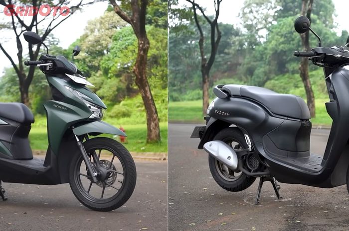 Mesin Sama, Lebih Irit BBM Honda BeAT atau Scoopy? Cek Perbandingannya