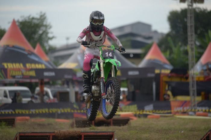 Trial Game Dirt Sidoarjo Suguhkan Trek Panjang, Kroser Dipaksa Gaspol