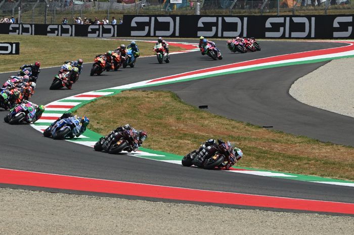 Marquez Raih Kemenangan ke-93 di Depan Muka Rossi, Podium Bagnaia Direbut Diggia