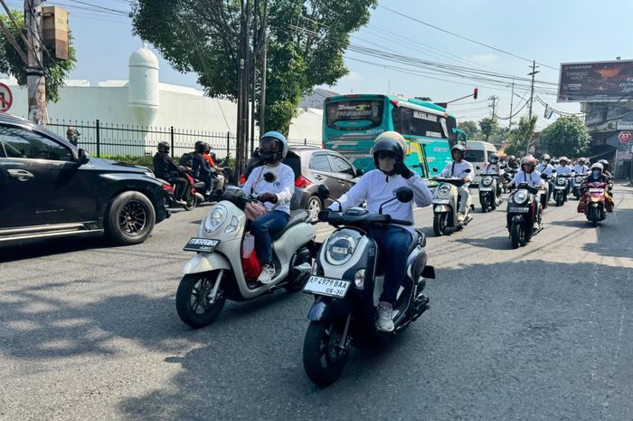 Mantep Nih! Biar Makin Paham Karakter Motor, Astra Motor Yogyakarta Ajak Pemilik Scoopy Touring Bareng