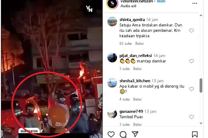 Viral Mobil Damkar Tubruk LCGC Disopiri Emak-emak, Pahami Lagi Aturannya