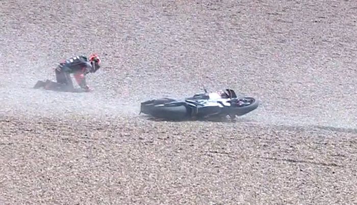 MotoGP, motor balap, motor motogp, motogp jerman, Marco Bezzecchi, Jatuh di MotoGP Jerman, Bezzecchi Curhat Motor MotoGP Tidak Bisa Dibawa Pelan