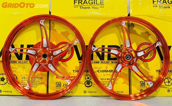 honda vario 125, pelek vnd, pelek racing, yamaha jupiter z, Yamaha Aerox Alpha, Pelek VND New Speed, Laku Keras Kaya Kacang Goreng, Pelek VND New Speed Kini Ada Ring 17 Buat Jupiter Z dan Vario
