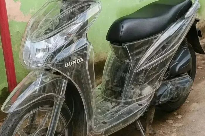 Lagi Tren Modifikasi Honda BeAT Transparan, Simak Dulu Aturannya