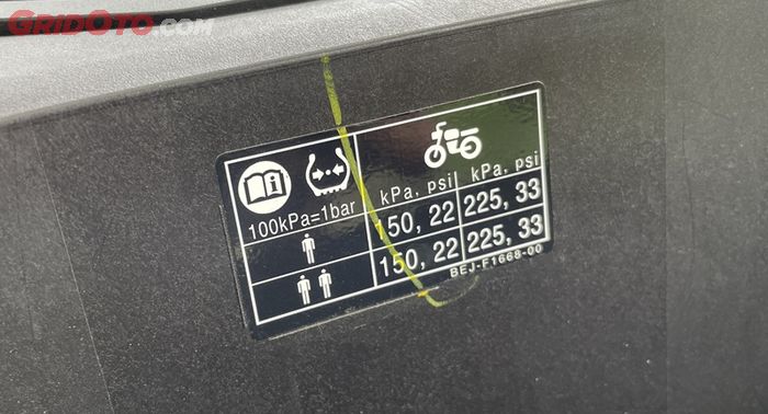 Yamaha gear ultima 125 hybrid, Jangan Salah Isi Angin Ban Yamaha Gear Ultima 125, Tekanannya Aneh!