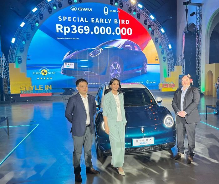 mobil listrik, Ora 03, GWM Ora 03, pabrik GWM, GWM Indonesia, Sekarang Masih Impor, GWM Janji Ora 03 Diproduksi di Wanaherang Tahun Ini