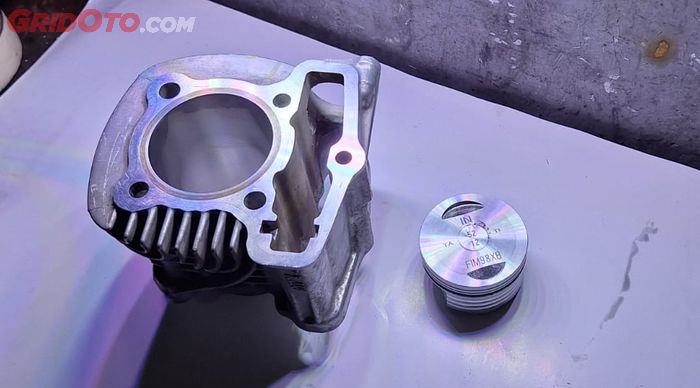 honda, scoopy, honda beat, bore up, beat, genio, Nolimit Speed Cibinong, Bore Up Mesin Honda BeAT, Scoopy dan Genio Jadi 130 cc, Ini Yang Diubah