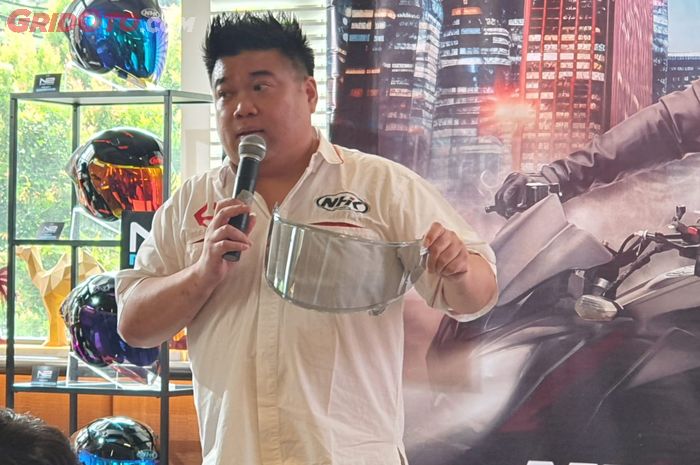 NHK Luncurkan Visor Helm Canggih, Tetap Jernih Saat Hujan dan Kabut